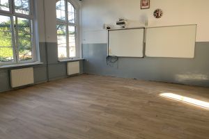 Fotorelacja z prac remontowych w Zespole Szkół Ogólnokształcących w Wąbrzeźnie