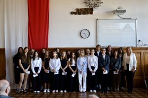 Rozpoczęcie roku szkolnego w Zespole Szkół Ogólnokształcących w Wąbrzeźnie