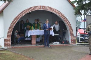 Uroczystość patriotyczno-religijna pod Pomnikiem Pomordowanych w Kurkocinie