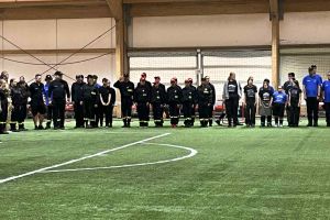 Zdjęcie przedstawia relację z V Piaseczyńskich Zawodów Pożarniczych