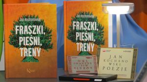 Książki Jana Kochanowskiego "Fraszki, Pieśni i Treny"