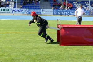 Powiatowe Zawody Sportowo-Pożarnicze w Wąbrzeźnie