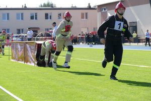 Powiatowe Zawody Sportowo-Pożarnicze w Wąbrzeźnie
