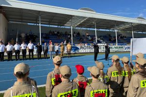 Powiatowe Zawody Sportowo-Pożarnicze w Wąbrzeźnie