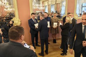 Wręczenie umów partnerskich w ramach e-projektu "Infostarda Kujaw i Pomorza 3.0"