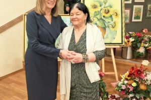 Uroczyste otwarcie "Galerii pod Dębami" malarstwa Cecylii Szymańskiej