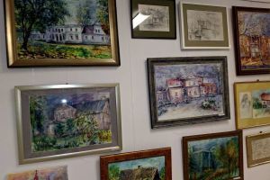 Uroczyste otwarcie "Galerii pod Dębami" malarstwa Cecylii Szymańskiej