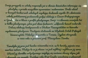 Uroczyste otwarcie "Galerii pod Dębami" malarstwa Cecylii Szymańskiej