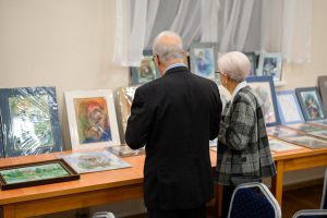 Uroczyste otwarcie "Galerii pod Dębami" malarstwa Cecylii Szymańskiej