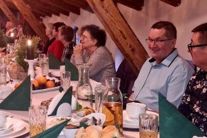 Spotkanie świąteczne członków Polskiego Związku Niewidomych Koła Powiatowego w Wąbrzeźnie