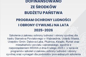 Dofinansowano ze środków budżetu państwa