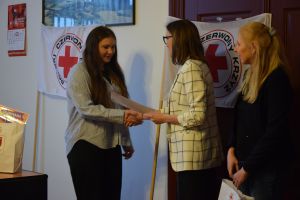 Wręczenie 2 miejsca LO