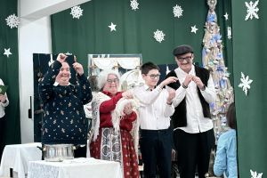 Spotkanie wigilijne w Specjalnym Ośrodku Szkolno-Wychowawczym we Wroniu