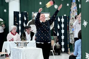 Spotkanie wigilijne w Specjalnym Ośrodku Szkolno-Wychowawczym we Wroniu