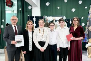 Spotkanie wigilijne w Specjalnym Ośrodku Szkolno-Wychowawczym we Wroniu