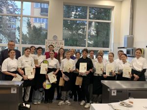 Konkurs kulinarny pod tytułem „Potrawy świąteczne” w Zespole Szkół w Wąbrzeźnie