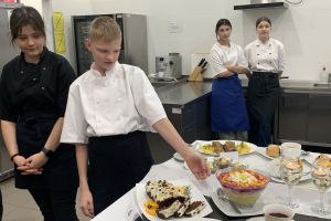 Konkurs kulinarny pod tytułem „Potrawy świąteczne” w Zespole Szkół w Wąbrzeźnie