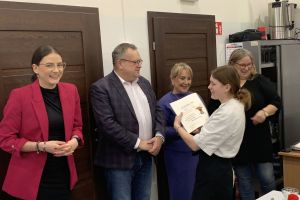 Konkurs kulinarny pod tytułem „Potrawy świąteczne” w Zespole Szkół w Wąbrzeźnie