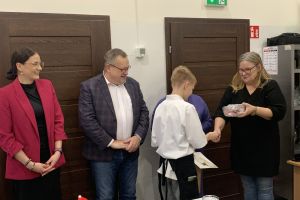 Konkurs kulinarny pod tytułem „Potrawy świąteczne” w Zespole Szkół w Wąbrzeźnie