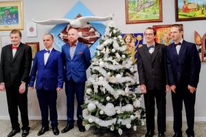 Świąteczne spotkanie w Warsztacie Terapii Zajęciowej w Wąbrzeźnie