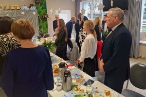 Świąteczne spotkanie w Warsztacie Terapii Zajęciowej w Wąbrzeźnie