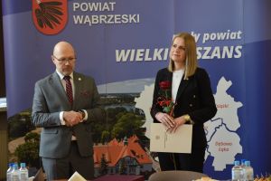 Uroczyste wręczenie powołania Państwowemu Powiatowemu Inspektorowi Sanitarnemu w Wąbrzeźnie Pani Małgorzacie Szreter