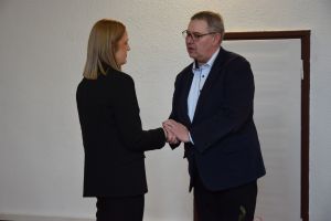 Uroczyste wręczenie powołania Państwowemu Powiatowemu Inspektorowi Sanitarnemu w Wąbrzeźnie Pani Małgorzacie Szreter