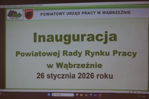 Inauguracyjne posiedzenie Powiatowej Rady Rynku Pracy
