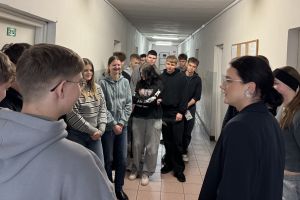 Uczniowie Technikum Logistycznego na "Lekcji w Starostwie"