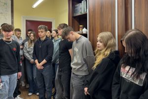 Uczniowie Technikum Logistycznego na "Lekcji w Starostwie"