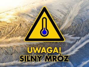 uwaga silny mróz