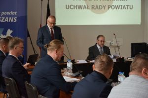XIX sesja Rady Powiatu w Wąbrzeźnie