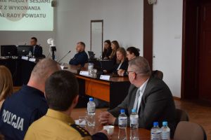 XIX sesja Rady Powiatu w Wąbrzeźnie