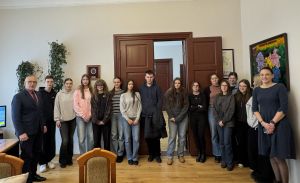 Uczniowie ZSO w Wąbrzeźnie na "Lekcji w starostwie"