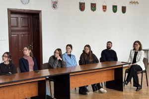 Uczniowie ZSO w Wąbrzeźnie na "Lekcji w starostwie"