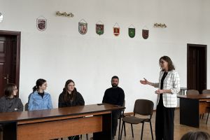 Uczniowie ZSO w Wąbrzeźnie na "Lekcji w starostwie"