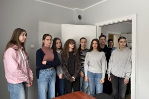 Uczniowie ZSO w Wąbrzeźnie na "Lekcji w starostwie"