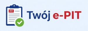 Grafika z napisem Twój e-PIT