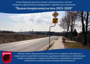 Zdjęcie drogi powiatowej nr 1722C relacji Wąbrzeźno – Kowalewo Pomorskie w miejscowości Czystochleb