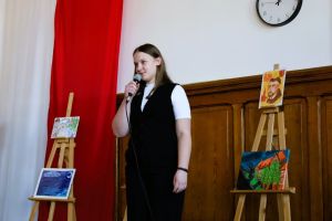 Konkurs Recytatorski z okazji Światowego Dnia Poezji oraz podsumowanie konkursu plastycznego „Wąbrzeźno okiem licealisty” w...