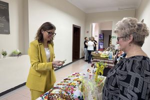 Kiermasz Wielkanocny w Starostwie Powiatowym w Wąbrzeźnie