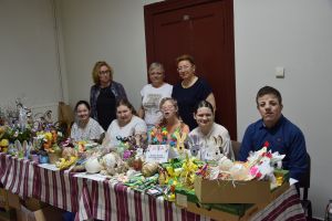 Kiermasz Wielkanocny w Starostwie Powiatowym w Wąbrzeźnie