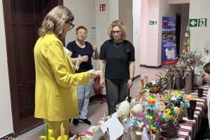 Kiermasz Wielkanocny w Starostwie Powiatowym w Wąbrzeźnie