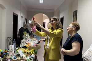 Kiermasz Wielkanocny w Starostwie Powiatowym w Wąbrzeźnie