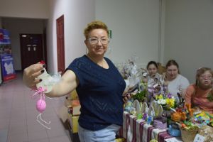 Kiermasz Wielkanocny w Starostwie Powiatowym w Wąbrzeźnie