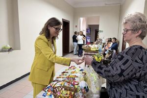 Kiermasz Wielkanocny w Starostwie Powiatowym w Wąbrzeźnie