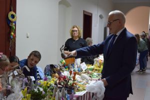 Kiermasz Wielkanocny w Starostwie Powiatowym w Wąbrzeźnie