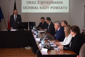 XX sesja Rady Powiatu w Wąbrzeźnie