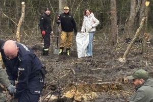 Społeczna akcja sadzenia lasu w Ryńsku, na terenie Leśnictwa Wronie