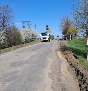 Fragment drogi powiatowej nr 1712C Książki-Budziszewo